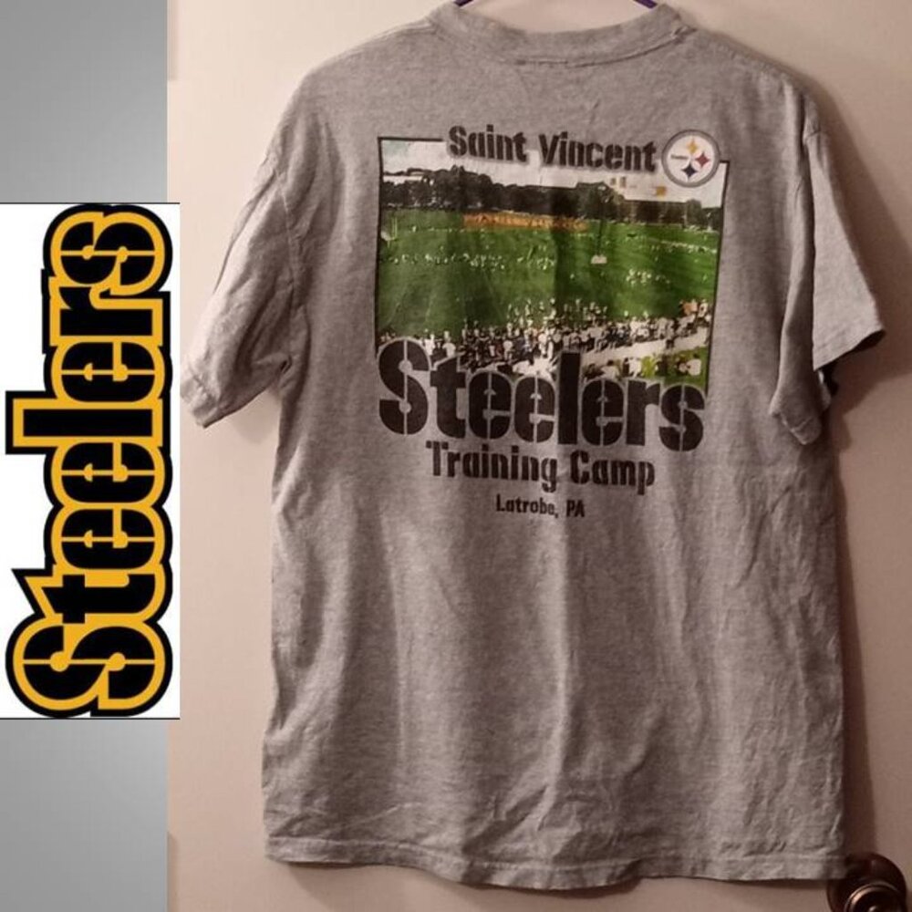 Pittsburgh Steelers training camp shirt t-shirt top tee size medium Reekbok NFL